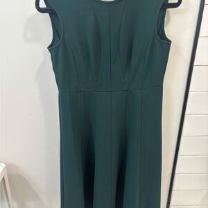 Ann Taylor Forest Green Midi Dress